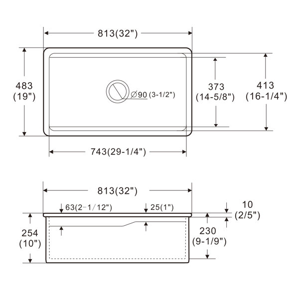 Dimensions du produit