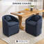 Fauteuil de salle à manger 30 pièces en tissu chenille avec coussin de dossier, ergonomique-969496208