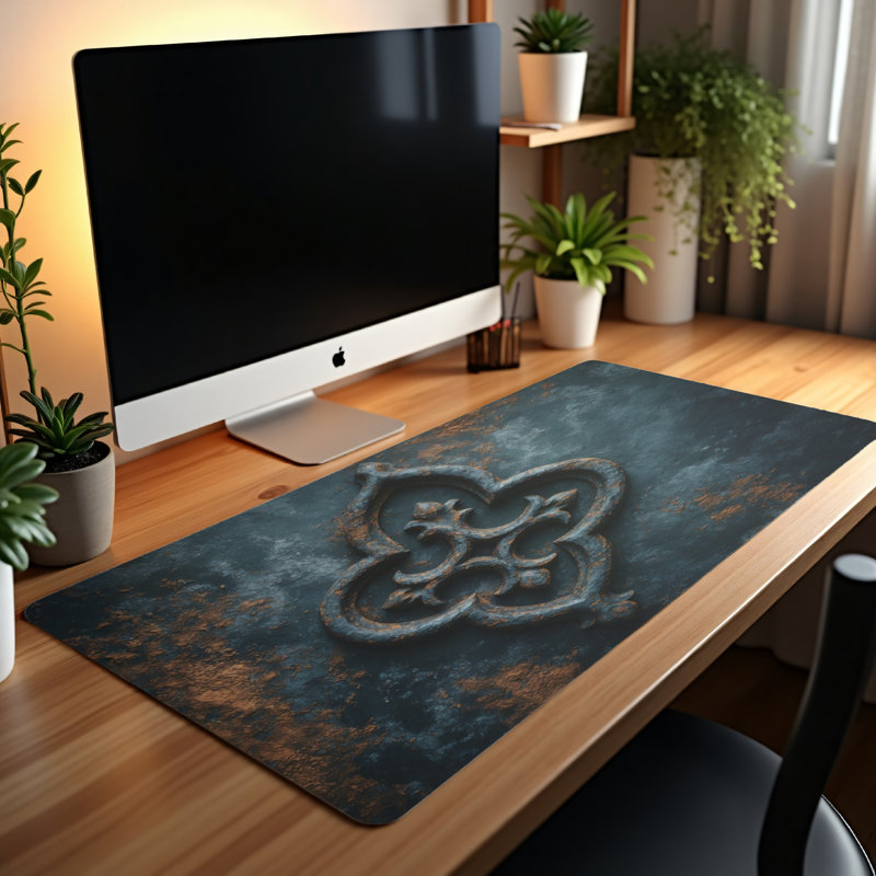 Polyester Desk Pad, 14.4x12.1