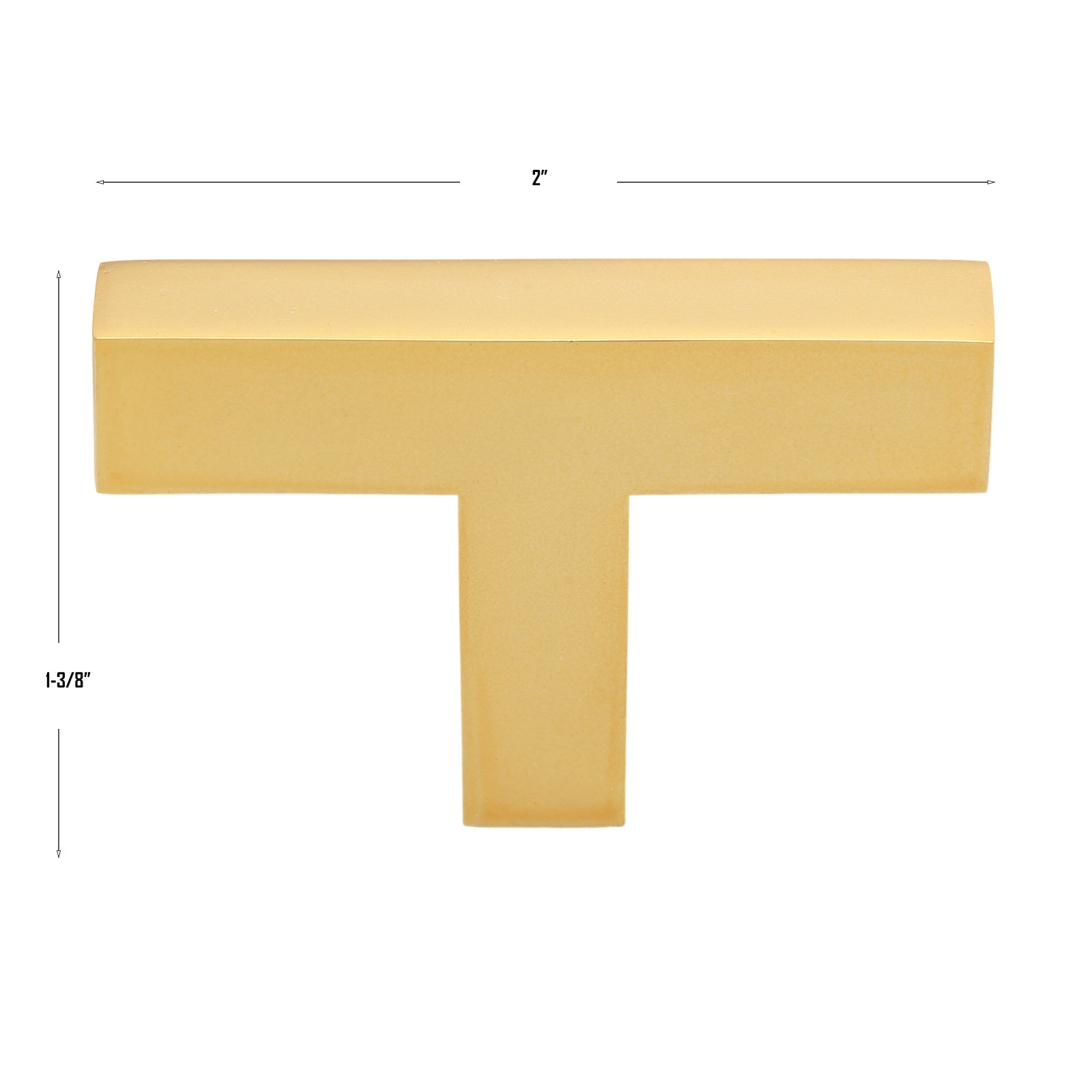 Kingston Collection Bar Knob, Brass Gold