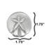 1 1/2" Sand Dollar Small Knob-39948843-128036964-128036968