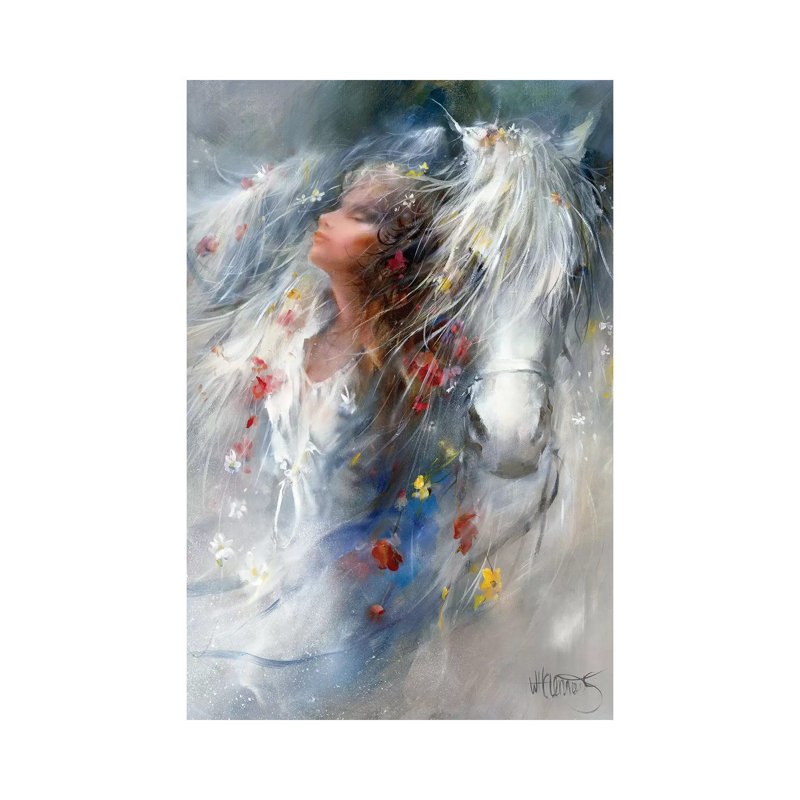 Thoughts by Willem Haenraets - Wrapped Canvas Print, 20.32 cm H x 30.48 cm W