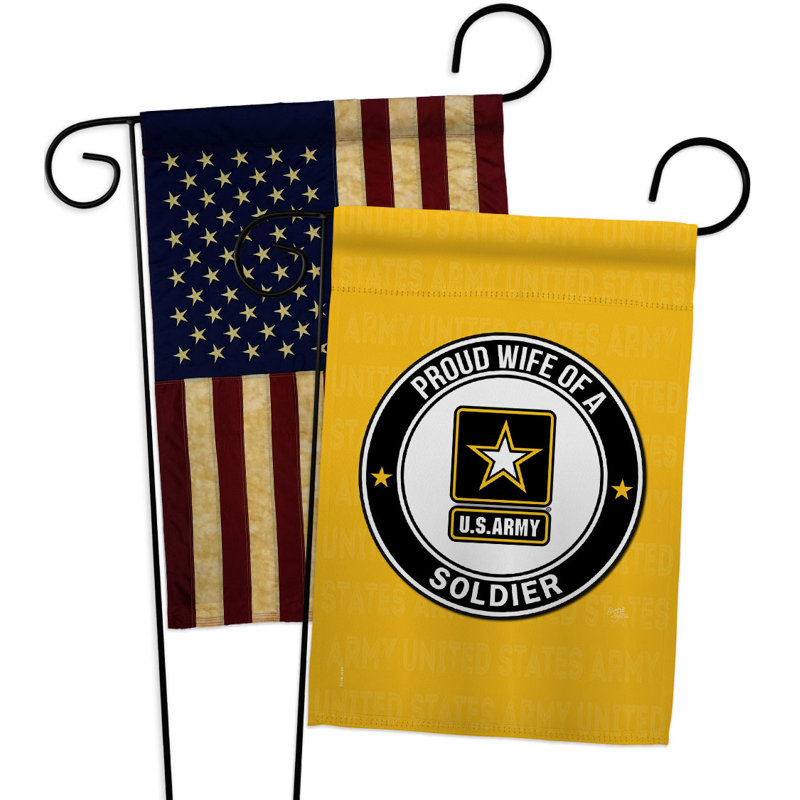 Double Sided 18.5'' H x 13'' W Polyester Garden Flag