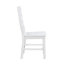 Ensemble de table de salle à manger moderne et contemporain blanc 7 pièces et 6 chaises d'appoint-1632363999-1632363986