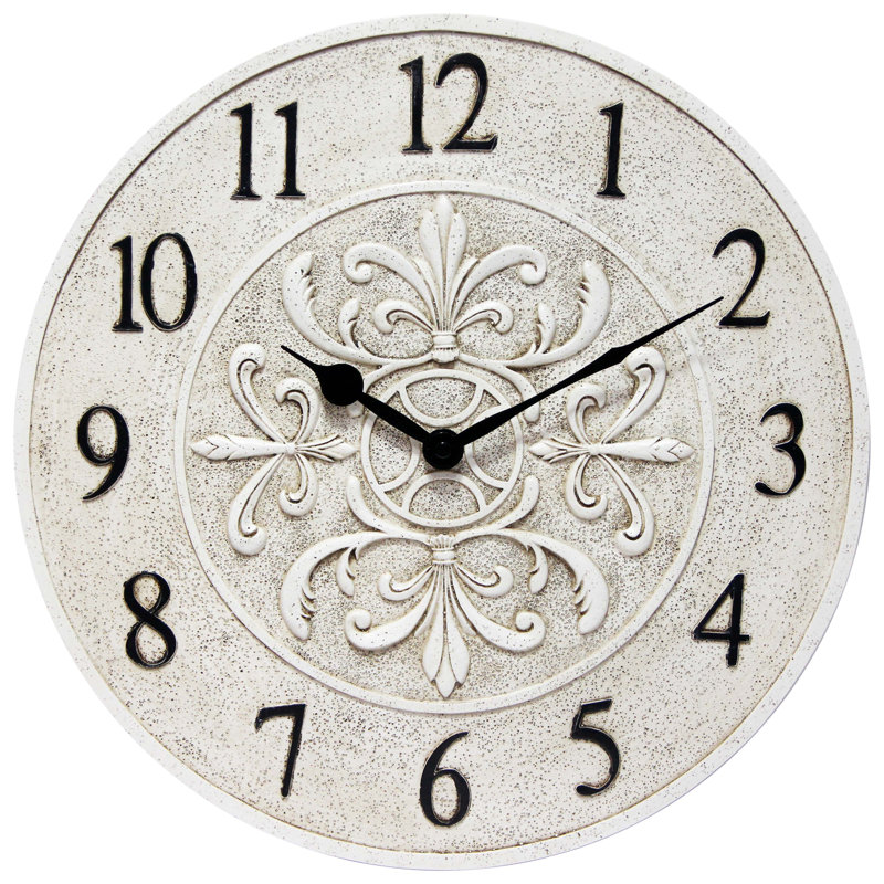 Horloge murale 15 po Peden, Ivoire