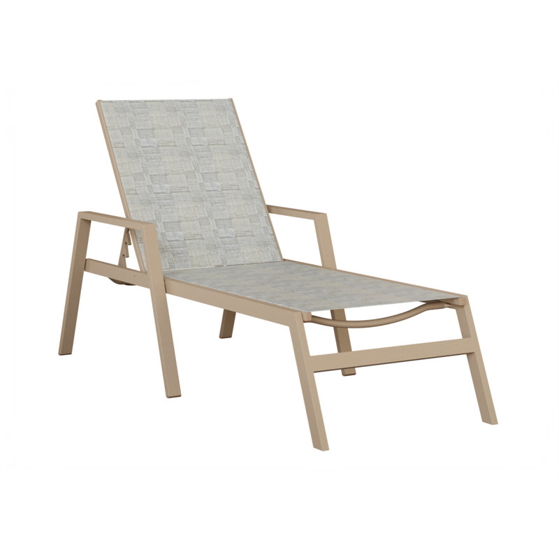 Chaise longue Colella Sahara Speckle, Silver, Sahara moucheté
