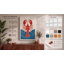 Lobster and Waves Retro - Wrapped Canvas-319982234-319982183