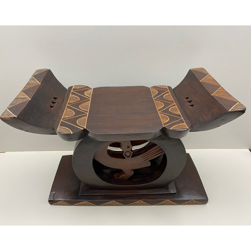 Tabouret décoratif en bois massif