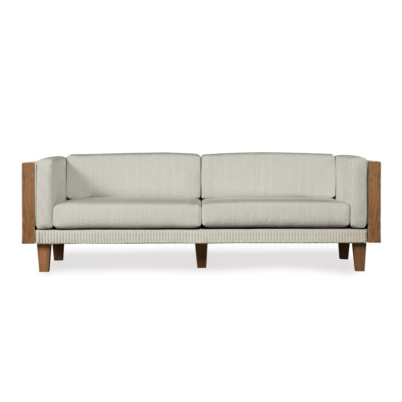 Catalina Outdoor 3 - Seat Patio Sofa, Linen, Charlotte Sparrow