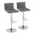 Arabelle Swivel Upholstered Adjustable Height Counter Stool with Metal Frame-87183657-87183658