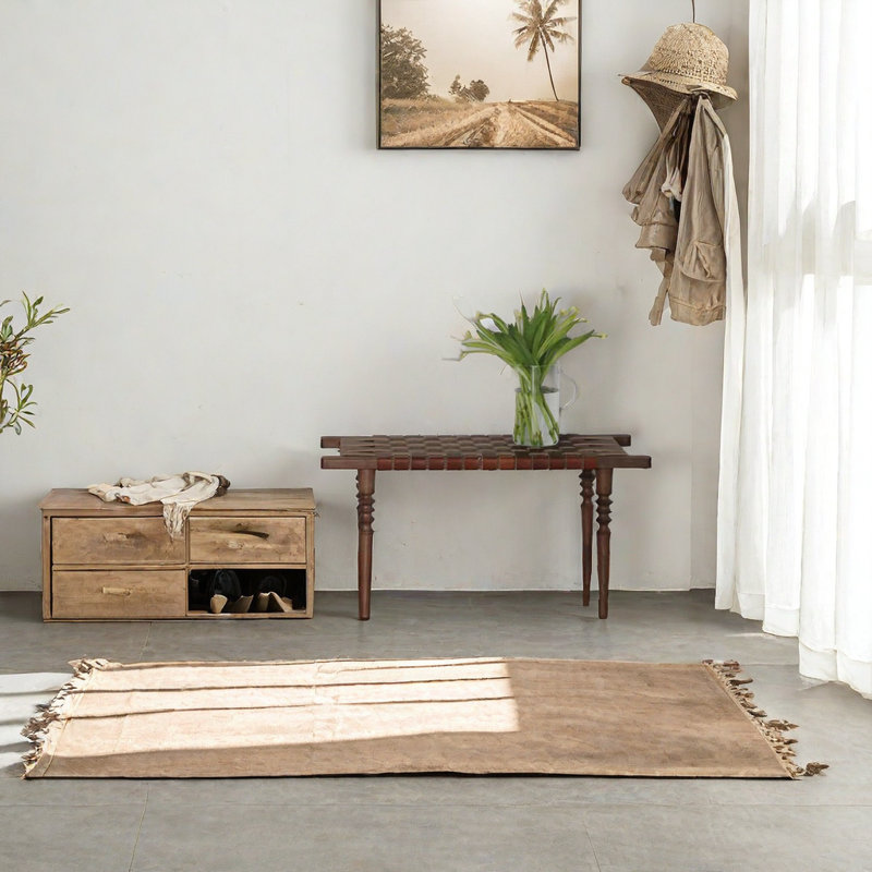 Syeira Solid Wood Bench