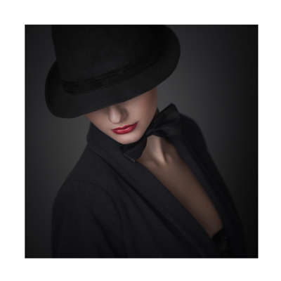 Tomas Paule Hat Lady Canvas Art