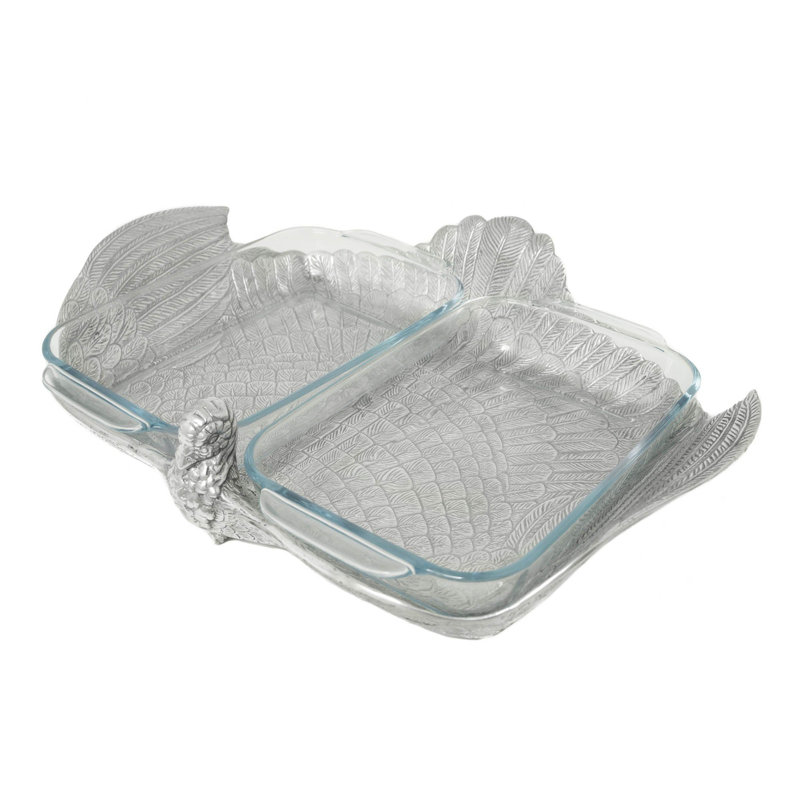 Arthur Court Designs Game Birds Rectangle Casserole Bakeware