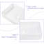 Lavabo de salle de bain en céramique 24 po x 16 po - Aspect élégant et pratique-489796382