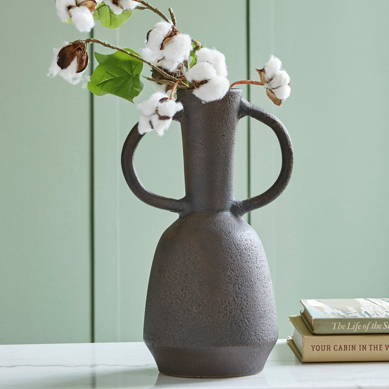 Vase Maksat, H 14 po x l 8 po x P 6,5 po