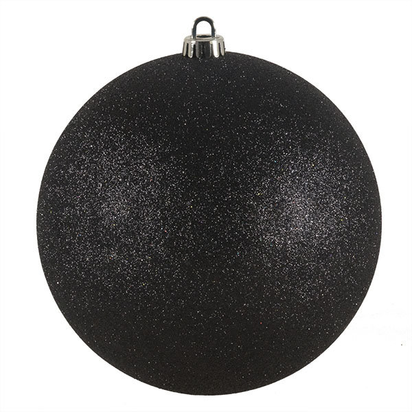 Xmas Ball Ornament, 20cm H x 20cm W, Black