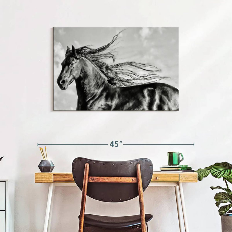 Wind Blown Mane III, 24" H x 36" W
