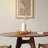 Nut-brown Round Solid Wood Dining Table-1942603030
