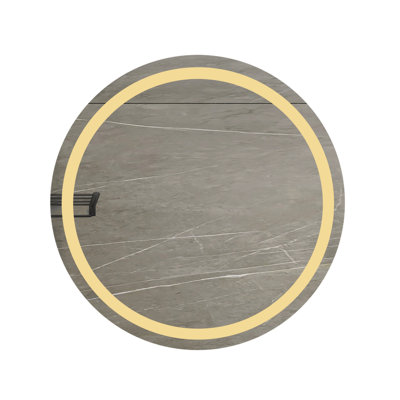 Miroir imperméable avec ceintures à DEL - brouillard, longue durée de vie 28 po Profondeur du brouillard, qualité de la salle de bain, transparent