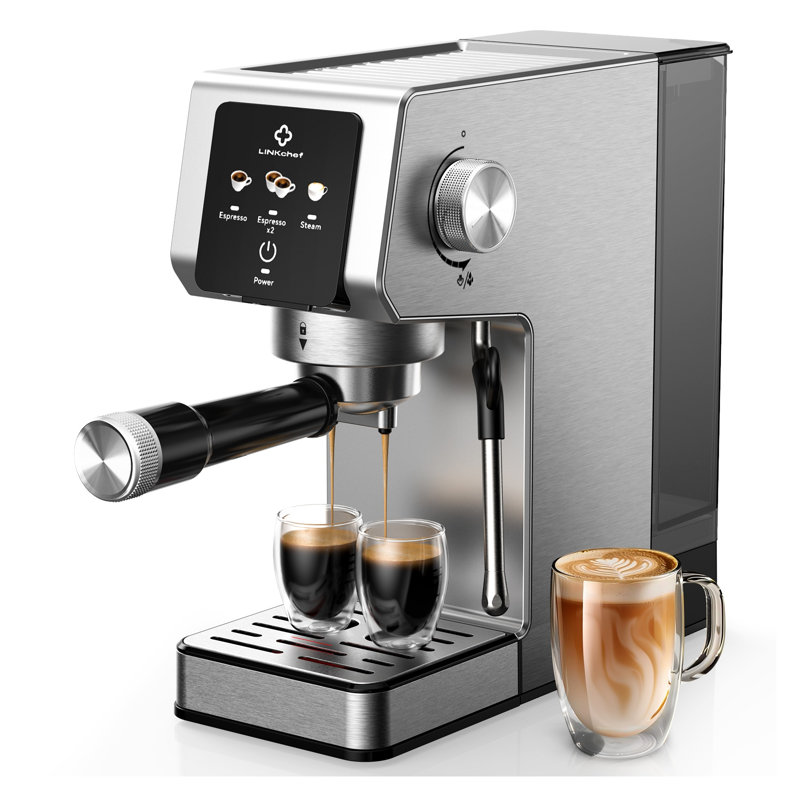 LINKChef 20-Bar Espresso Machine with Steam Wand for Cappuccino and Latte