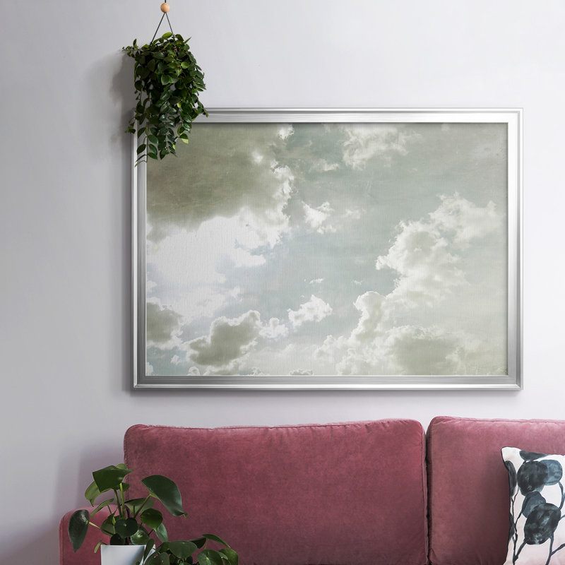 «Sky Scrapers I», reproduction d'art sur toile, H 30 po x l 44 po x P 1,5 po, Argent