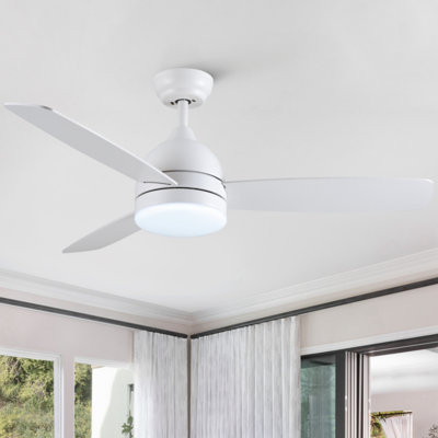 Ventilateur de plafond 10,83 po avec lumières DEL Izchak