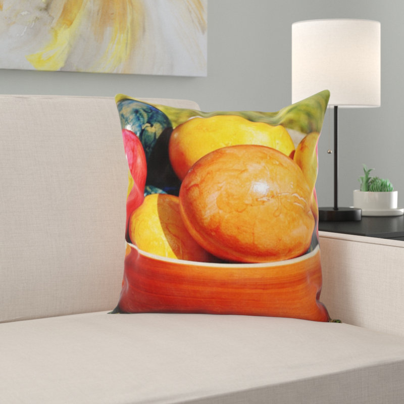 Microsuede Throw Pillow
