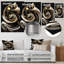 Vitrail liquide blanc V - décoration murale moderne en métal-113370892