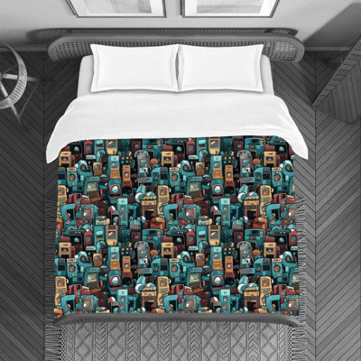 Polyester Machine Printed Duvet Cover