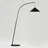Devin 66 in. Modern LED Arched Standing Floor Lamp With Cone Shaped Metal Shade