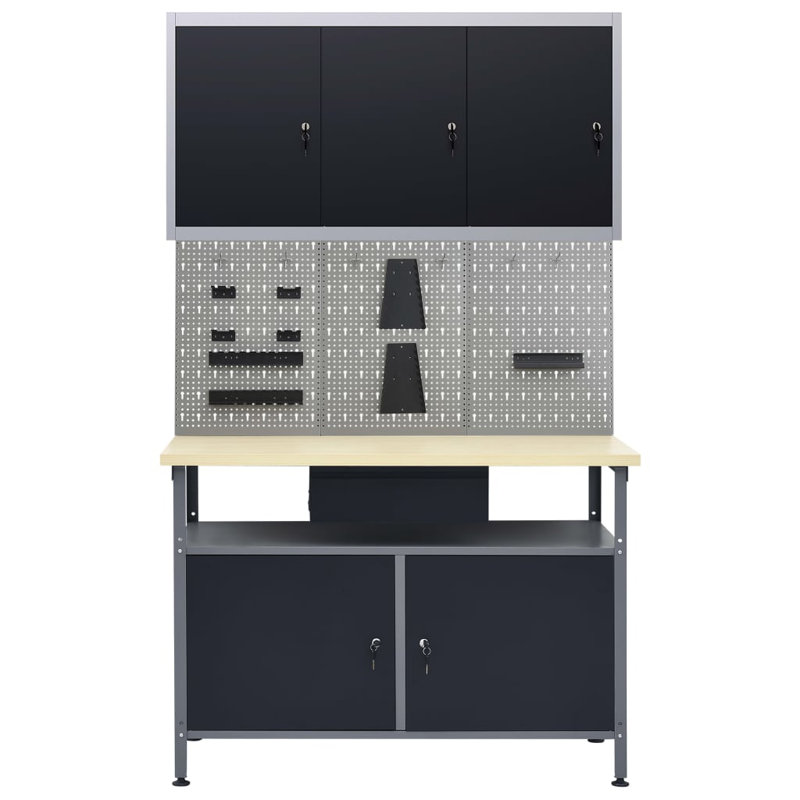 Vanpelt 304.8cm W Metal Shelving Unit