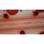 Chemin de table Peppermint Mocha Merry Christmas