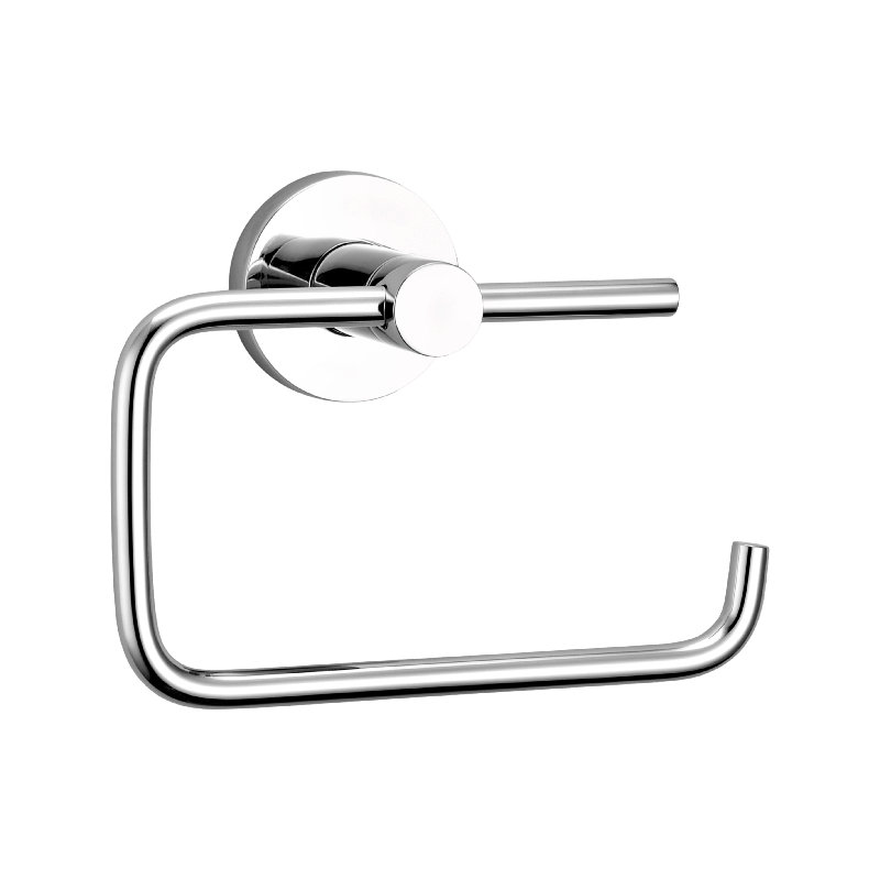 Porte-papier carré en laiton Palma, Chrome