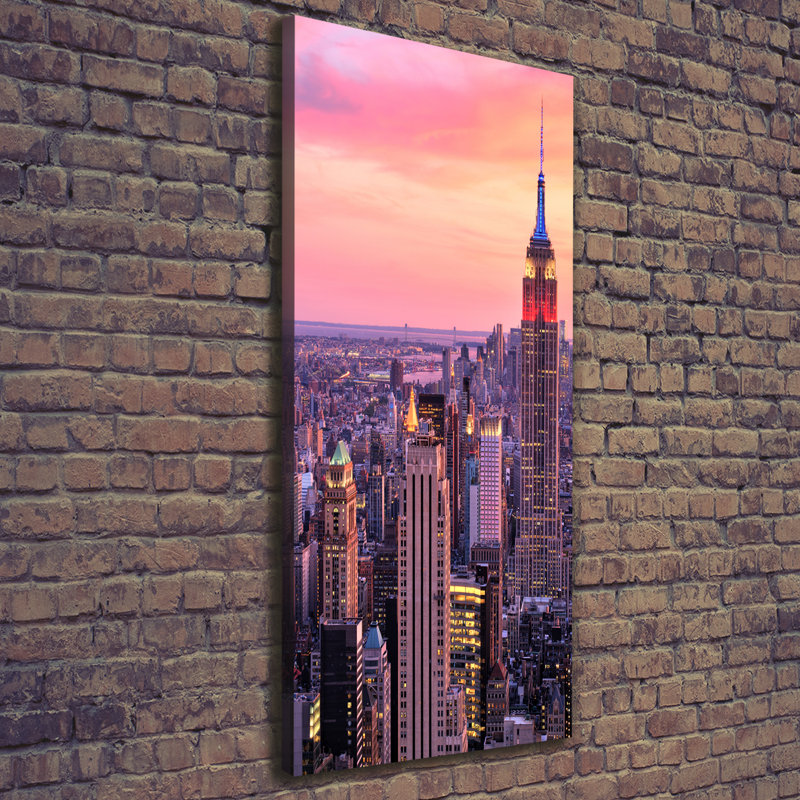 New York West - Wrapped Canvas Print