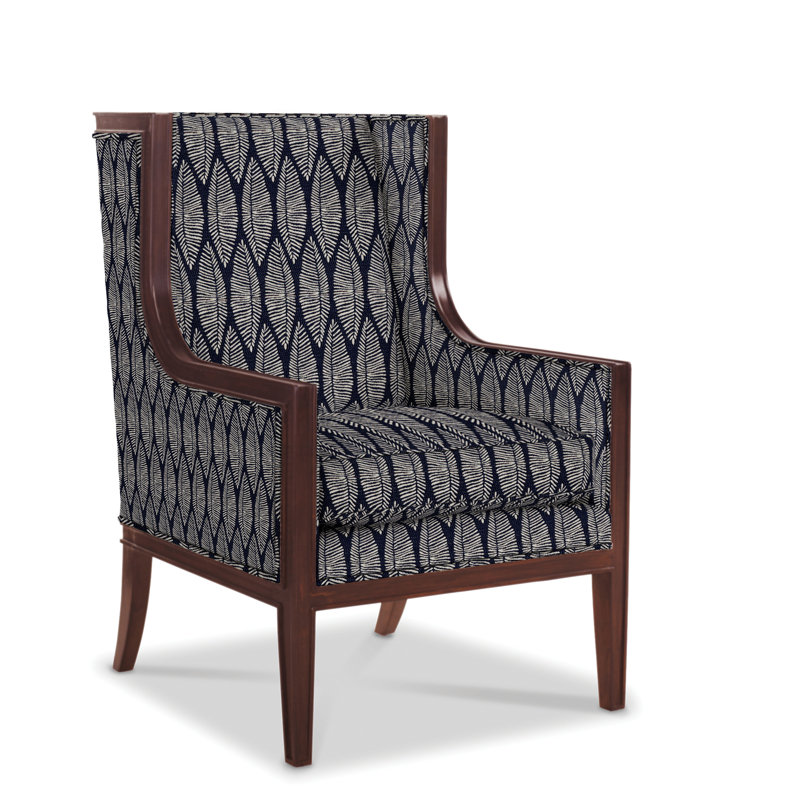 Springfield Club Chair, Ink Cotton Blend