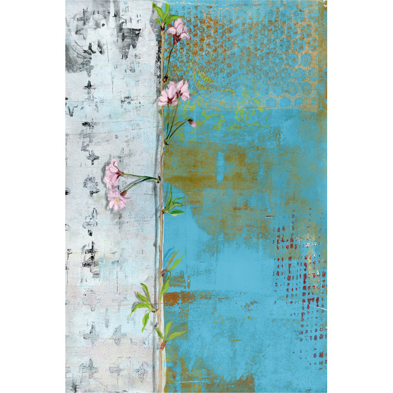 Willow Bloom II - Wrapped Canvas Painting, 30cm H x 20cm W x 4cm D