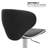 Brijet Upholstered Adjustable Height Counter Stool with Metal Frame-1260508119