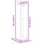 Bathroom Cabinet With Roll Holder 20.5X20x90 Cm-2017011986