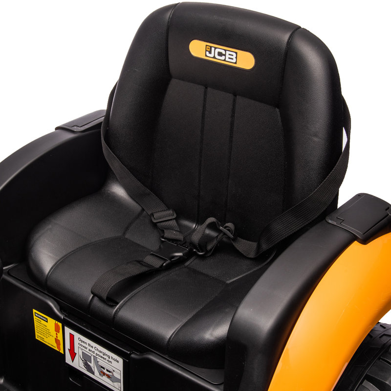 24V Yellow JCB Ride-On Excavator with Remote Control