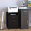 Organisateur de rangement mobile avec tiroir et armoire, support d'imprimante avec roulettes, noir