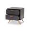 Table de chevet 2 tiroirs Caden Sheldon