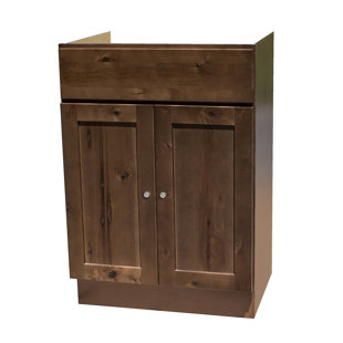 24'' Rustic shaker style vanity cabinet