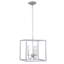 Luminaire suspendu carré 3 lumières lanterne Tarbox-652614838