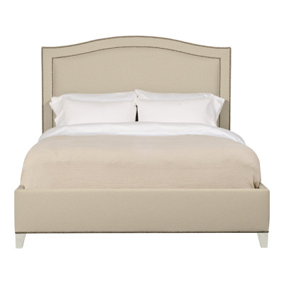 Caroline/Casey Queen Upholstered Low Profile Panel Bed