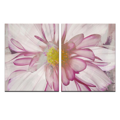 Painted Petals XXVII - Ensemble de 2 reproductions sur toiles tendues