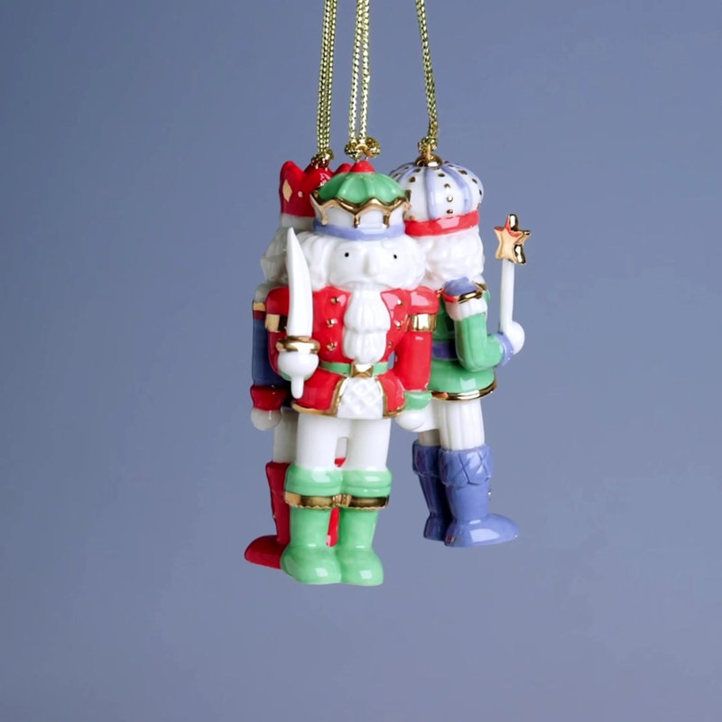 Nutcracker 3-Piece Ornament Set