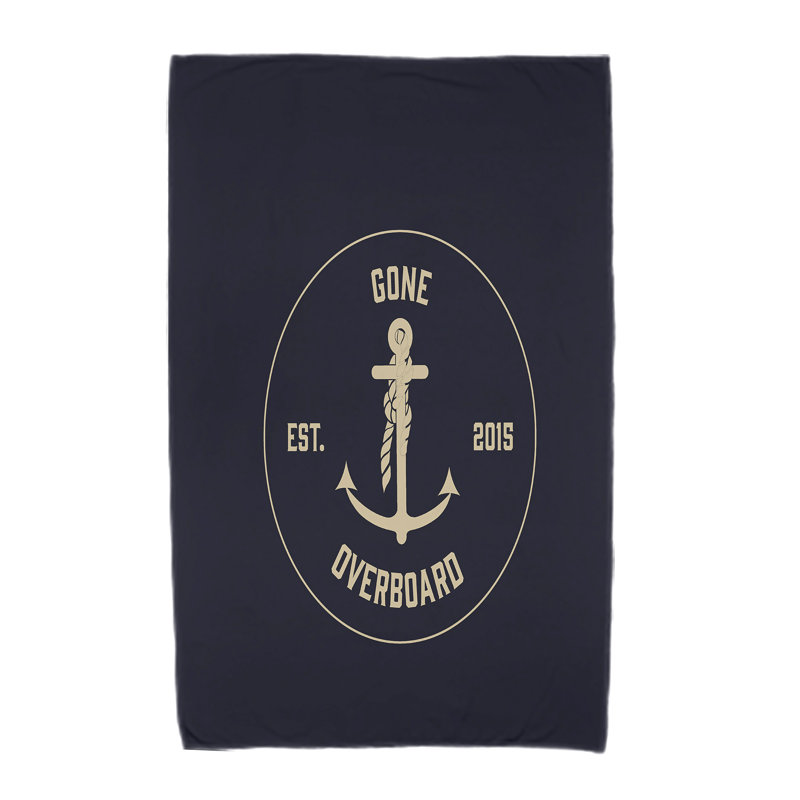 Serviette de plage Hancock, Bleu marine