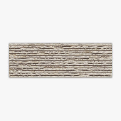 Niagara Grey Raked 8x25 Porcelain Wall Tile