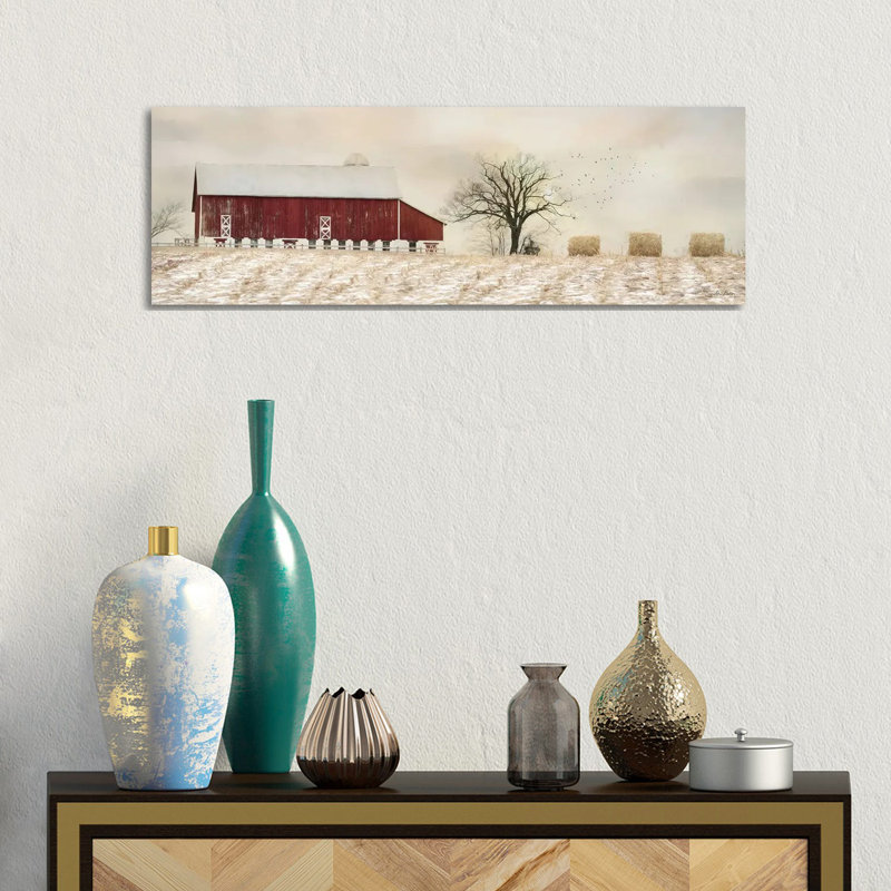 A Sign Of Life by Lori Deiter - Wrapped Canvas Panoramic Painting, 30.48 cm H x 91.44 cm W x 3.175 cm D