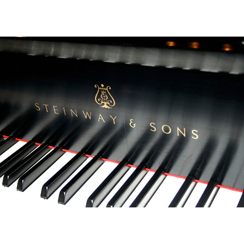 Steinway & Sons, touches de piano avec logo moderne, H 17 po x l 24 po